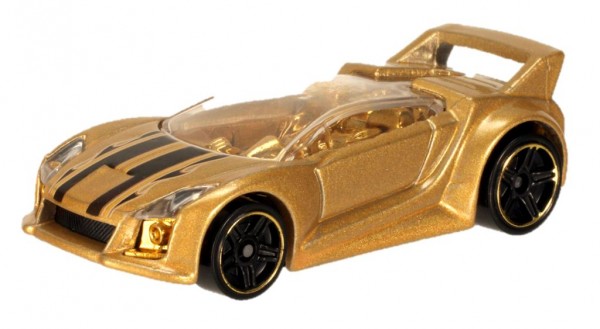 Golden Car Hot Wheels 2