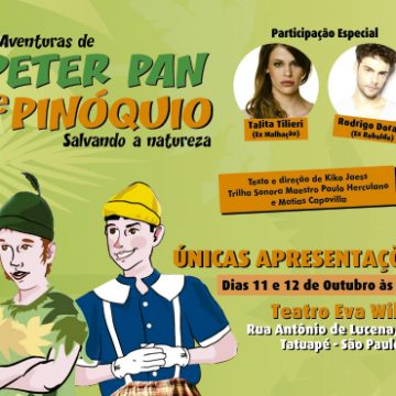 Teatro – As Aventuras de Peter Pan e Pinóquio