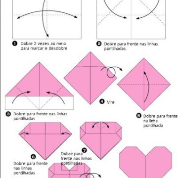 Origami: Dobraduras de papel para crianças Parte 2