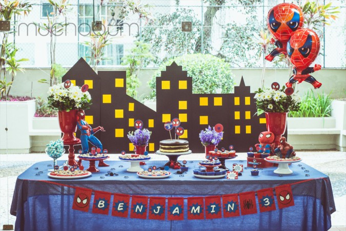 Festa Infantil: Festa Homem Aranha do Benjamin