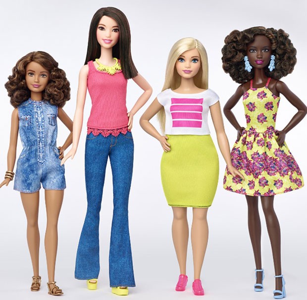 Barbie ganha novas formas de corpo, tons de pele e cores de olhos