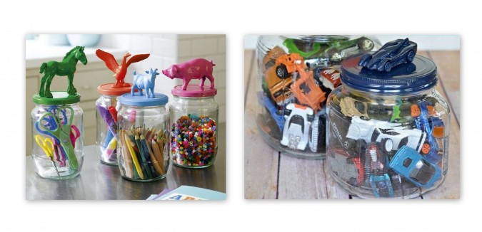 Ideias criativas e baratas para organizar os brinquedos