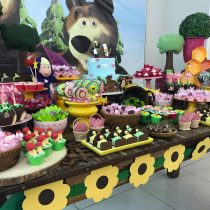 Festa Infantil: Masha e o Urso para Fernanda – Mini Mimos